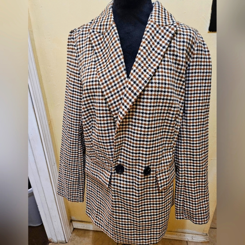 Plaid Blazer